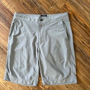 Faherty All Day Shorts‎ Mens 28 Gray Hybrid Board Shorts MSC0007 Beach Coastal
